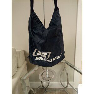 Skechers Women's Blue Drawstring Backpack Cinch Bag